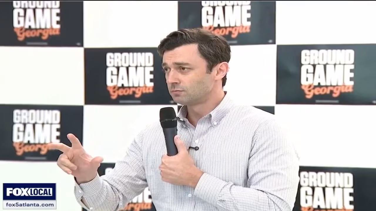 Ossoff slams Trump, targets Collins at Rome campaign stop