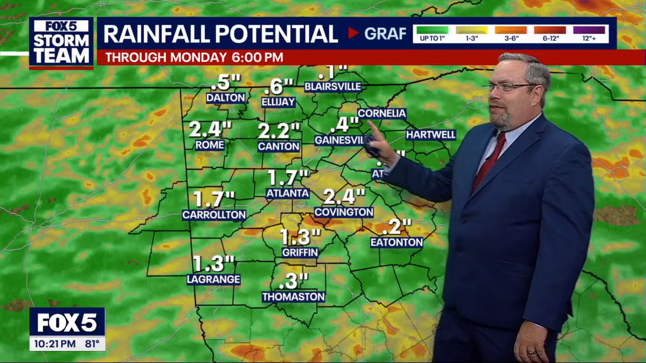 Metro Atlanta weather: More storms are in the cards for North Georgia